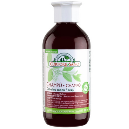 Corpore Sano Champô Henna Cabelo Caoba 300ml